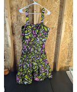 Lane Bryant Size 18 Linen/Rayon Blend Floral Sun Dress - $26.75