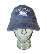 Key West Florida 100% Cotton Denim Adjustable Strap Back Baseball Hat Cap - £10.22 GBP