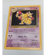 Kadabra 32/102 - BASE SET - Uncommon - WOTC Pokemon Card - Unlimited - N... - £3.92 GBP