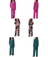 Viral Room Service Ladies&#39; Shawl Collar Pajama Set PJ, Choice Black/Gree... - $735.38 MXN