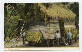Typical Rancho Postcard Republic of Costa Rica by H Wimmer - $17.82