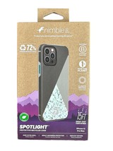 Nimble Spotlight Series Protective Case for Apple iPhone 13 Pro Max - Gray/Teal - $6.92