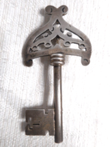 Taxco Mexico Sterling Silver Skeleton Key Brooch -Pendant Combination Unique Top - £27.96 GBP