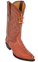 990103 Cognag Los Altos Caiman Tail Cowboy Boots J-TOE, See Note - £359.64 GBP