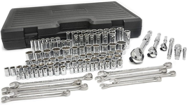 110 Pc Mechanics Tool Set 1/4&quot; 3/8&quot; 1/2&quot; Drive | 6 &amp; 12 Pt SAE/Metric St... - €135,83 EUR