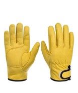Durable Work Gloves Sheepskin Leather Protection - £6.49 GBP+