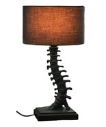 Vertebrae Back Bones Spine Skeleton Human Anatomy Table Lamp With Black ... - $2,280.63 MXN