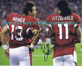 Kurt Warner And Larry Fitzgerald Autographed 8x10 Rp Photo Arizona Cardinals - £14.21 GBP