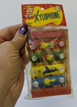 Vintage (Todai Toys, Japan) Tin Lithographed And Wood Xylophone Toy, Sealed! - £15.98 GBP