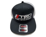 Toyota TRD Puff Mesh Snapback Embroidered Trucker Hat Cap Black/White - $24.74