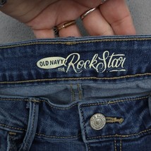 Old Navy Pants Womens 8 Blue The Rock Star Jeans Mid Rise Regular Fit Bottoms - £23.38 GBP