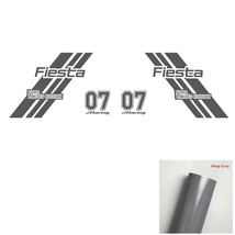 Et racing sport stripes graphics sticker both side car body door decor vinyl decals for thumb200
