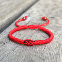 Noter Lucky Red String Bracelet Mens Women Handmade Adjustable Weave Bra... - $14.35