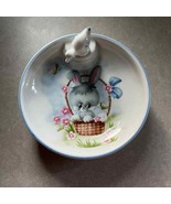Vintage Heatable Child&#39;s Bowl Bunny FD F D Chauvigndy France - £19.02 GBP