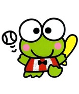 3X2.5&quot; Keroppi Kero frog baseball bat IRON On TRANSFER Heat Vinyl DIY sh... - £4.25 GBP