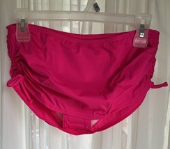 BRAND NEW Victoria’s Secret Hot Pink Swim  Rached Skirt SZ S/P - $25.00