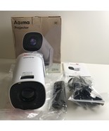Agima X3 Mini Portable Projector with WiFi and Bluetooth 1080P Native 4K White - $54.87