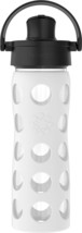 Lifefactory 16-Ounce Glass Water Bottle With Active Flip Cap And, Optic ... - $33.92