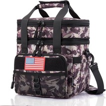 JOYHILL Tactical Lunch Box for Men Women Double Deck Insulate Mulberry Camo 18L - £22.78 GBP