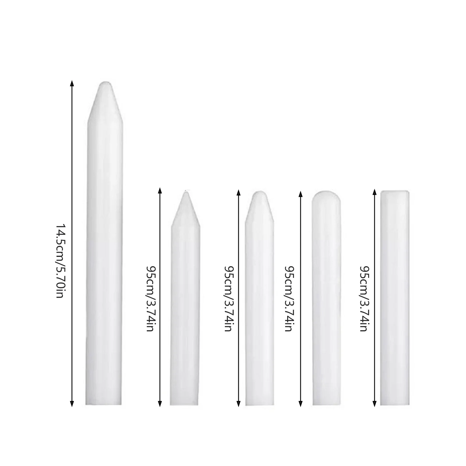 Paintless Dent Removal Tool Set - White Nylon Pen Tap Down Pen (5pcs) - £12.62 GBP