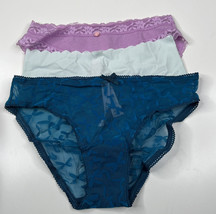 Victoria’s Secret NWT XS set Of 3 Hipster lace Green Pink pantie set L5 - £17.73 GBP