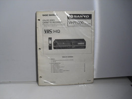 Sanyo VHR1300    basic  manual - £2.35 GBP