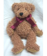 VINTAGE Applause 100th ANNIVERSARY BROWN TEDDY BEAR 10&quot; Plush STUFFED AN... - $375.30 MXN