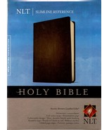 Slimline Reference Bible NLT (Red Letter, LeatherLike, Brown) - €16,06 EUR