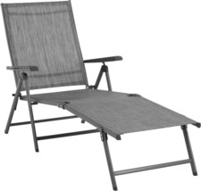 Patio Chaise Lounges Patio Folding Lounge Chairs For Outside Patio Pool Beach - £71.52 GBP