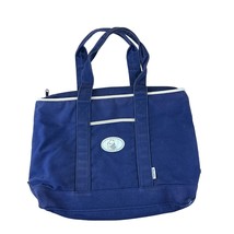 Classic Pooh Diaper Bag Navy Canvas w/ Changing Pad Lots of Pockets! - $24.74