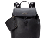 New Kate Spade Rosie Medium Flap Backpack Black - $142.41
