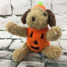 Old Navy Halloween Plush Puppy Dog Jack-O-Lantern Costume Stuffed Toy  - £7.89 GBP