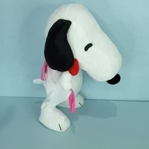 Snoopy Peanuts Dancing Musical Plush Dog Valentines Cupid Bow Arrow 12&quot; ... - £25.17 GBP