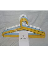 Clothes Hangers. Children&#39;s,  Plastic Variety in 3 Colors.  8 Count - $4.57 CAD