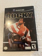 Vintage Nintendo Gamecube &quot;Rocky&quot; Black Label Game Complete With Booklet Nm - £26.65 GBP