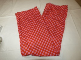 Womens Victoria&#39;s Secret PINK M Sleep Pants Lounge Pants orange pink Pre... - £14.39 GBP