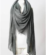 Perfect Square Gray Blanket Scarf - £23.52 GBP