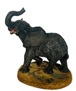 Elephant Figurine Franklin Mint Wildlife Preservation Sculpture 1987 Lox... - £23.22 GBP