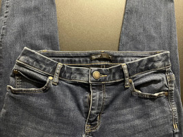 Simply Vera Vera Wang Jeans Womens Sz 6L Skinny Dark Wash Denim Blue - £14.08 GBP