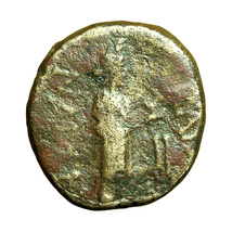 Ancient Greek Coin Katane Sicily AE14mm Apollo / Isis holding Dove 04045 - £15.17 GBP
