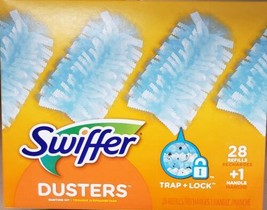 NIB Swiffer Dusters Dusting Kit with 28 Refills + 1 Handle Clean Sale  - £20.94 GBP