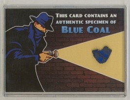 Shadow Knows OTR Old Time Radio Sponsor Authentic Blue Coal Specimen Pro... - $49.49
