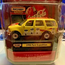 FORD EXPEDITION COCA COLA * 1999 MATCHBOX COKE 1/64 POLAR BEAR FANTASY E... - $7.80