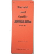 Vintage Lionel O Gauge Illustrated Checklist Guide 1945-1974 Ladd Public... - $6.00