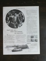 Vintage 1932 Dr. West&#39;s Toothpaste Full Page Original Ad 424 - $6.92