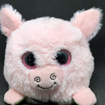 Wishpets Reversible Cow Pig Allen Ellen 2021 White Black Pink Glitter Eyes - £7.77 GBP