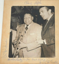 50s Jazz Club Photo Signed Henry Red Allen &amp; Claude Hopkins Multiple Aut... - £195.87 GBP