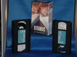 LEONARDO DICAPRIO KATE WINSLET Titanic 2 VHS Set - £3.94 GBP