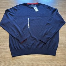 Under Armour Cashmere Silk Sweater Mens Size 2XL Blue $500 1265251 Italy- Nwt - £155.05 GBP