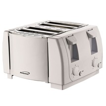 Brentwood 4 Slice Cool Touch Toaster in White - £63.05 GBP